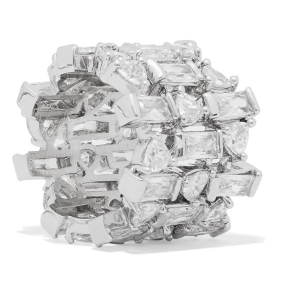 KENNETH JAY LANE cubic zirconia ring - Picture 3 of 9